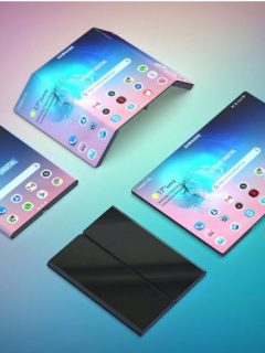 Diseño de como sería en segundo plegable de Samsung