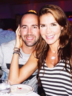 Lucas Arnau, cantante, e Isabel Cristina Estrada, actriz.