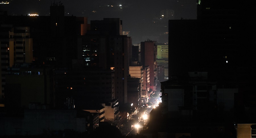 Apagón en Caracas