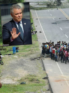 Minga indígena en Cauca