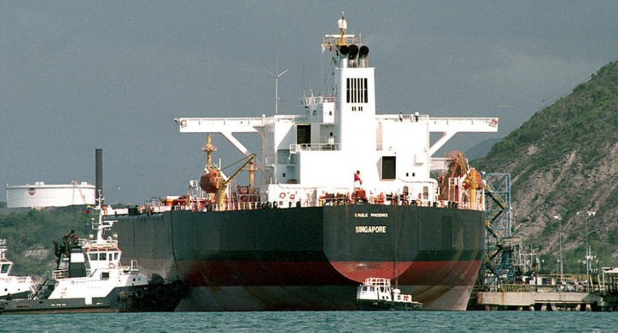 Barco petrolero en Venezuela