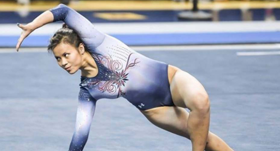 Gimnasta que se fracturó ambas piernas.