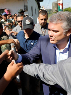 Iván Duque en Cauca