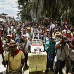 Minga indígena en Cauca