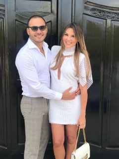 Luis Miguel Zabaleta, dermatólogo, y Paula Andrea Betancur, exreina.