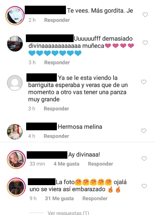 Comentarios post Melina Ramírez