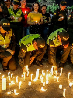 Atentado a Policía en Bogotá