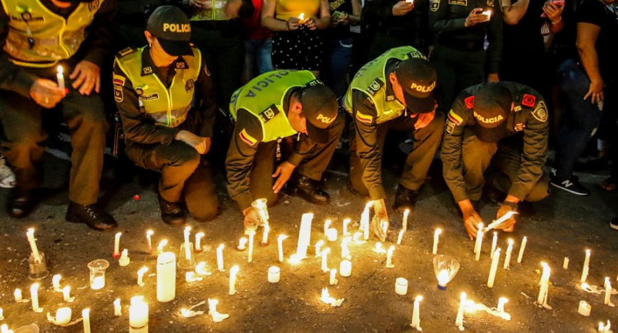 Atentado a Policía en Bogotá