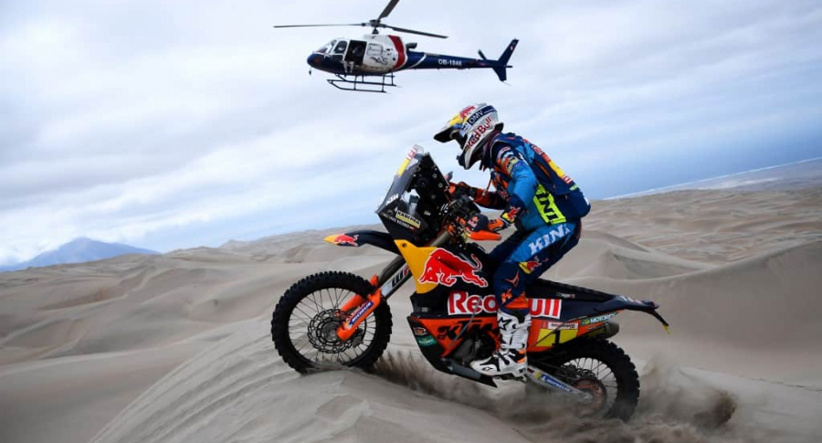 Moto del Rally Dakar