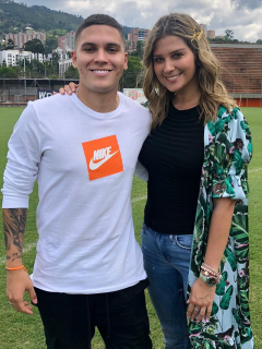 Juan Fernando quintero y Andrea Guerrero
