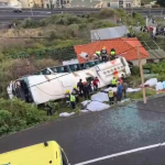 Accidente de bus en Portugal