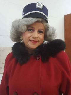 El humorista César Corredor en su personaje de 'Barbarita'.