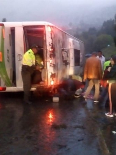Accidente de tránsito en Ventaquemada, Boyacá