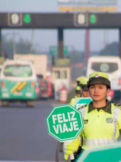 Policías de Tránsito en las vías