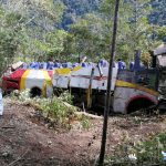 Bus siniestrado Bolivia