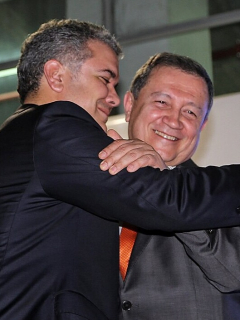 Iván Duque y Ernesto Macías