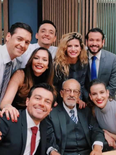 Iván López, Rodrigo Candamil, Lina Tejeiro, Juan Pablo Barragán, Mabel Moreno, Luciano D'Alessandro, 'el Gordo' Bejumea' y Laura Londoño, actores.