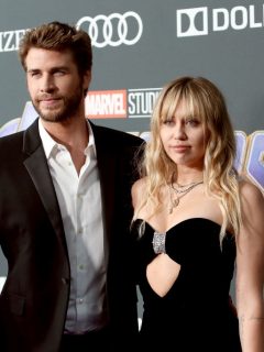 Liam Hemsworth, actor, y Miley Cyrus, cantante.