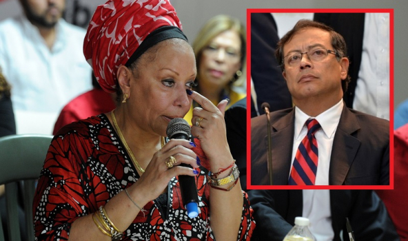 Piedad Córdoba y Gustavo Petro