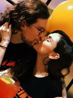 David Escobar, 'DIM' de Piso 21, y su esposa Danielle Arciniegas, actriz.