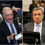Álvaro Uribe, Ernesto Macías y Gustavo Petro