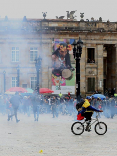 Protestas en Bogotá