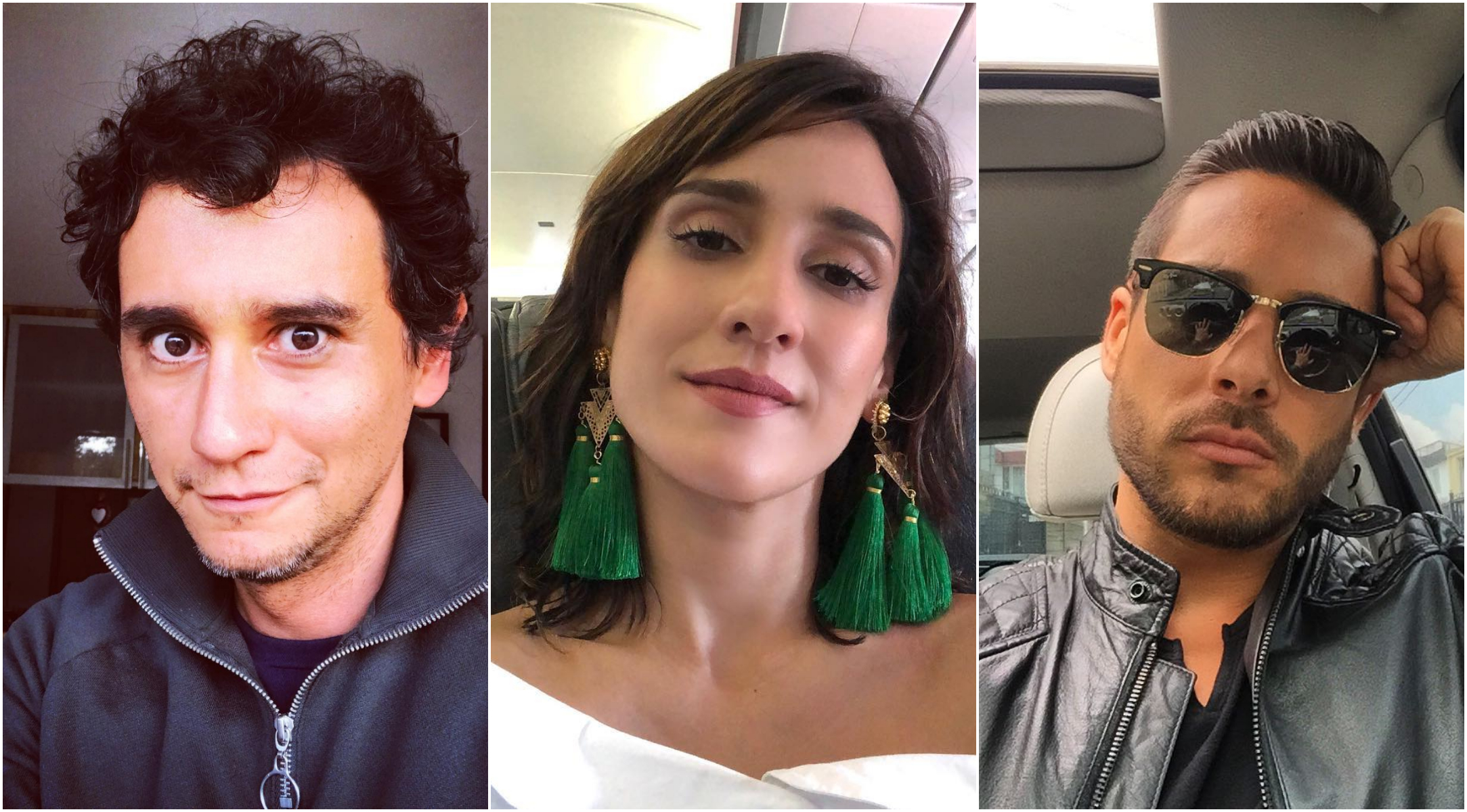 Carlos Manuel Vesga, 'Chichila' Navia y Juan Sebastián Caicedo