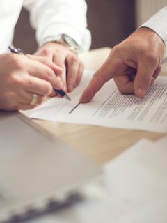 Firma de contrato