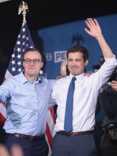 Chasten Glezman y Pete Buttigieg