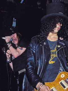 Axl Rose y Slash, de Guns N' Roses