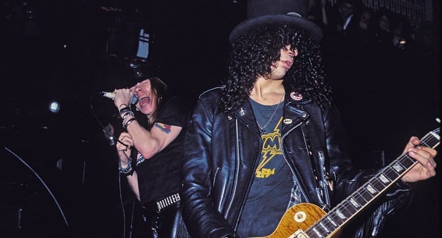 Axl Rose y Slash de Guns N' Roses