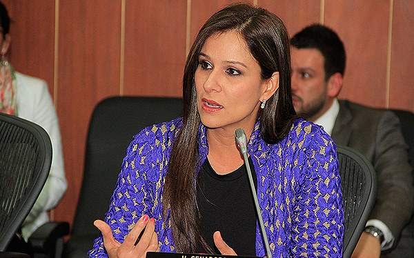 Maritza Martínez, senadora del partido de La U.