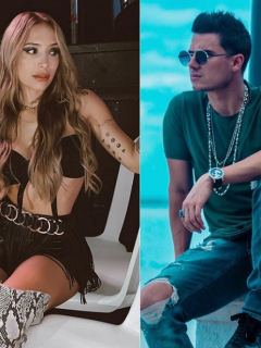 Luisa Fernanda W, 'youtuber', y Pipe Bueno, cantante.