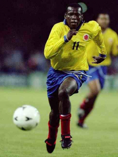 Vincent Kompany y Faustino Asprilla