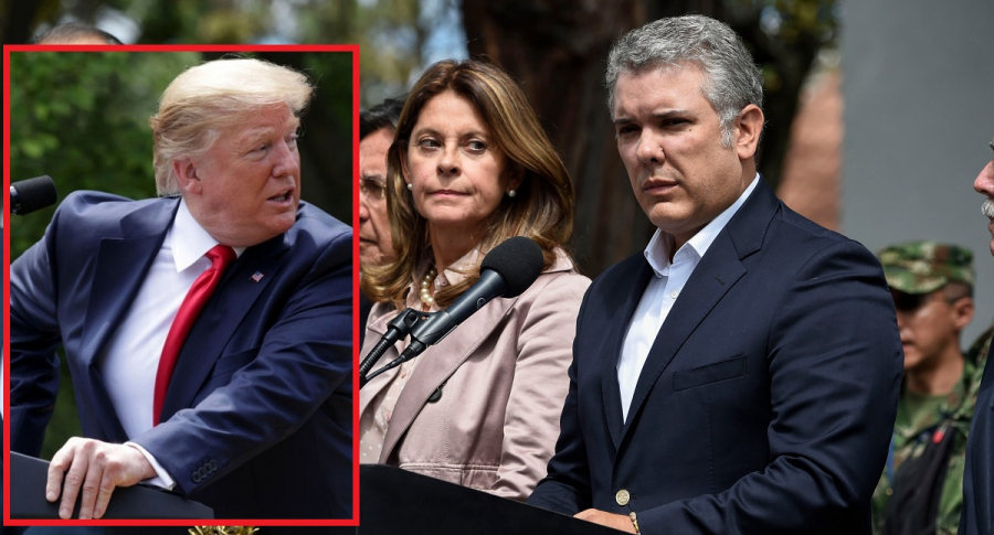 Donald Trump, Marta Lucía Ramírez e Iván Duque
