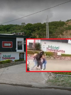 Motel Travesuras, donde dos mujeres protagonizaron pelea.