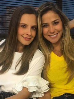 Laura Acuña, Zahira Benavides y Adriana Betancur, presentadoras.