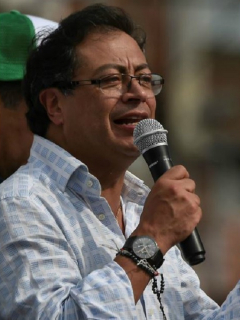 Gustavo Petro y Jonatan Tamayo