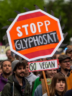 Protesta contra glifosato