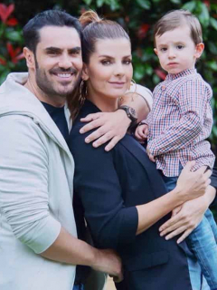 Lincoln Palomeque, Carolina Cruz y Matías