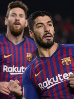 Lionel Messi y Luis Suárez