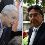 Álvaro Uribe y Néstor Humberto Martínez