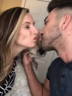 Chris Monroe y su mamá