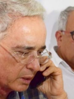 Álvaro Uribe y José Obdulio Gaviria