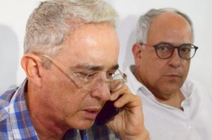 Álvaro Uribe y José Obdulio Gaviria