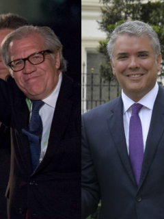 Luis Almagro e Iván Duque