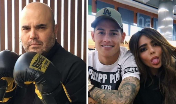 Andrés Marocco, James Rodríguez y Juana Valentina Restrepo