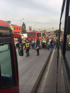Transmilenio bloqueado