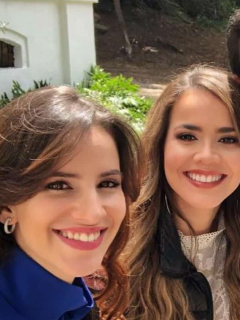 Laura Londoño, Laura de León y Luciano D'Alessandro, actores.