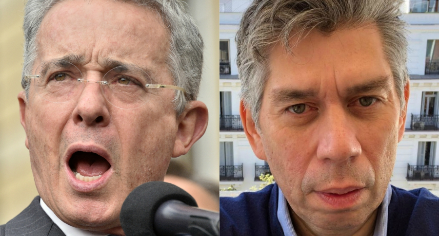Álvaro Uribe y Daniel Coronell